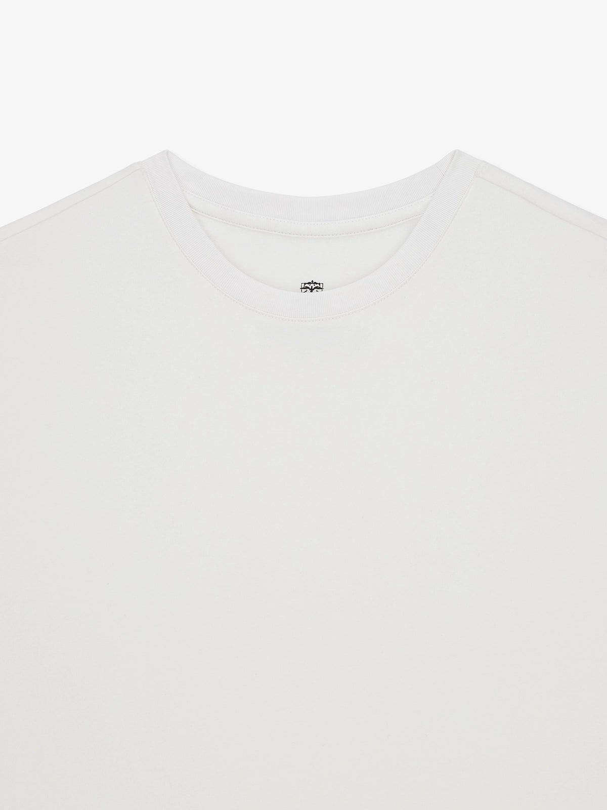 T-shirt col rond blanc - IZAC
