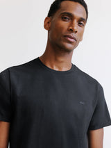 T-shirt col rond noir