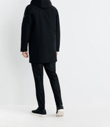 Parka à capuche noire