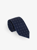 Navy blue fancy tie