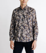 Chemise imprimée grise - IZAC