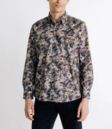 Chemise imprimée grise - IZAC