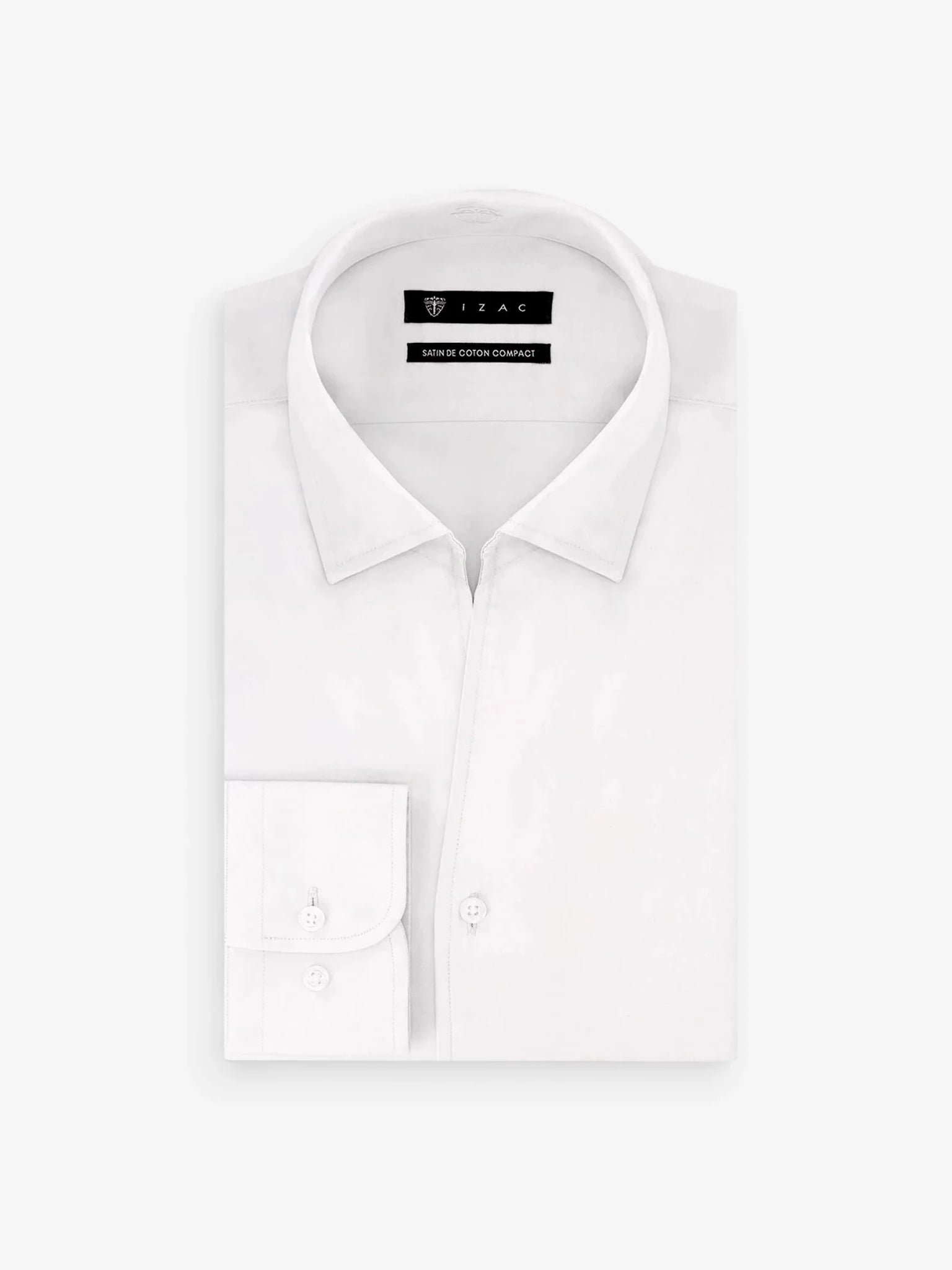 Chemise ville col ouvert blanche - IZAC