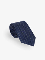 Navy blue fancy tie