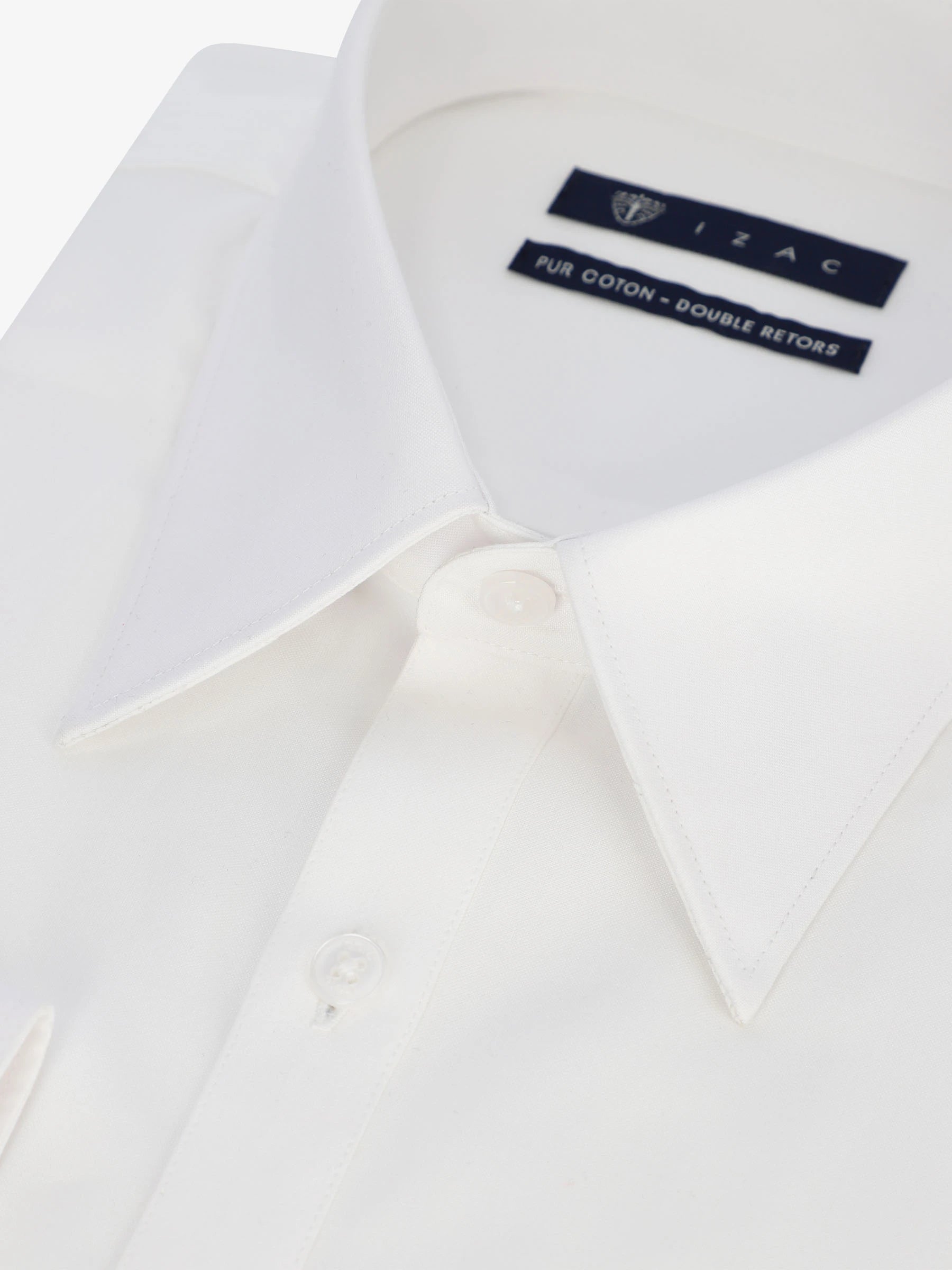 White French collar shirt
