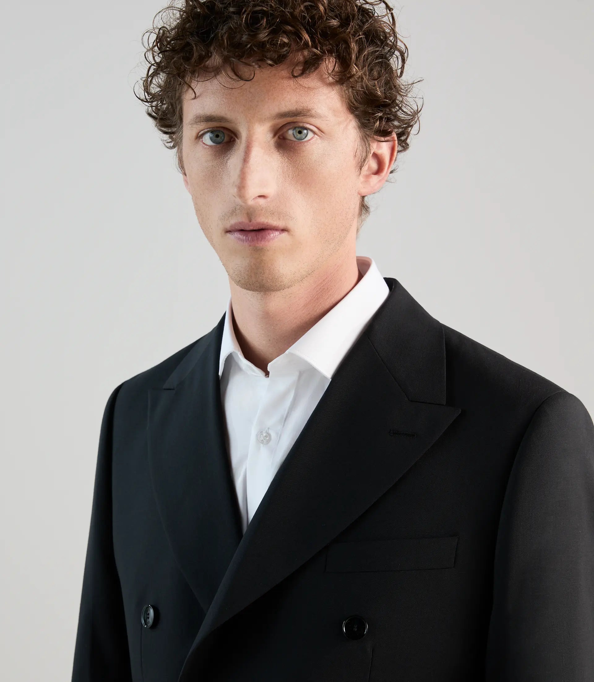 Costume croisé noir - IZAC