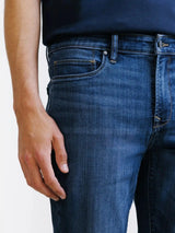 Jean 5 poches droit bleu