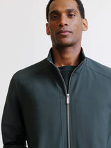 Blouson col montant kaki