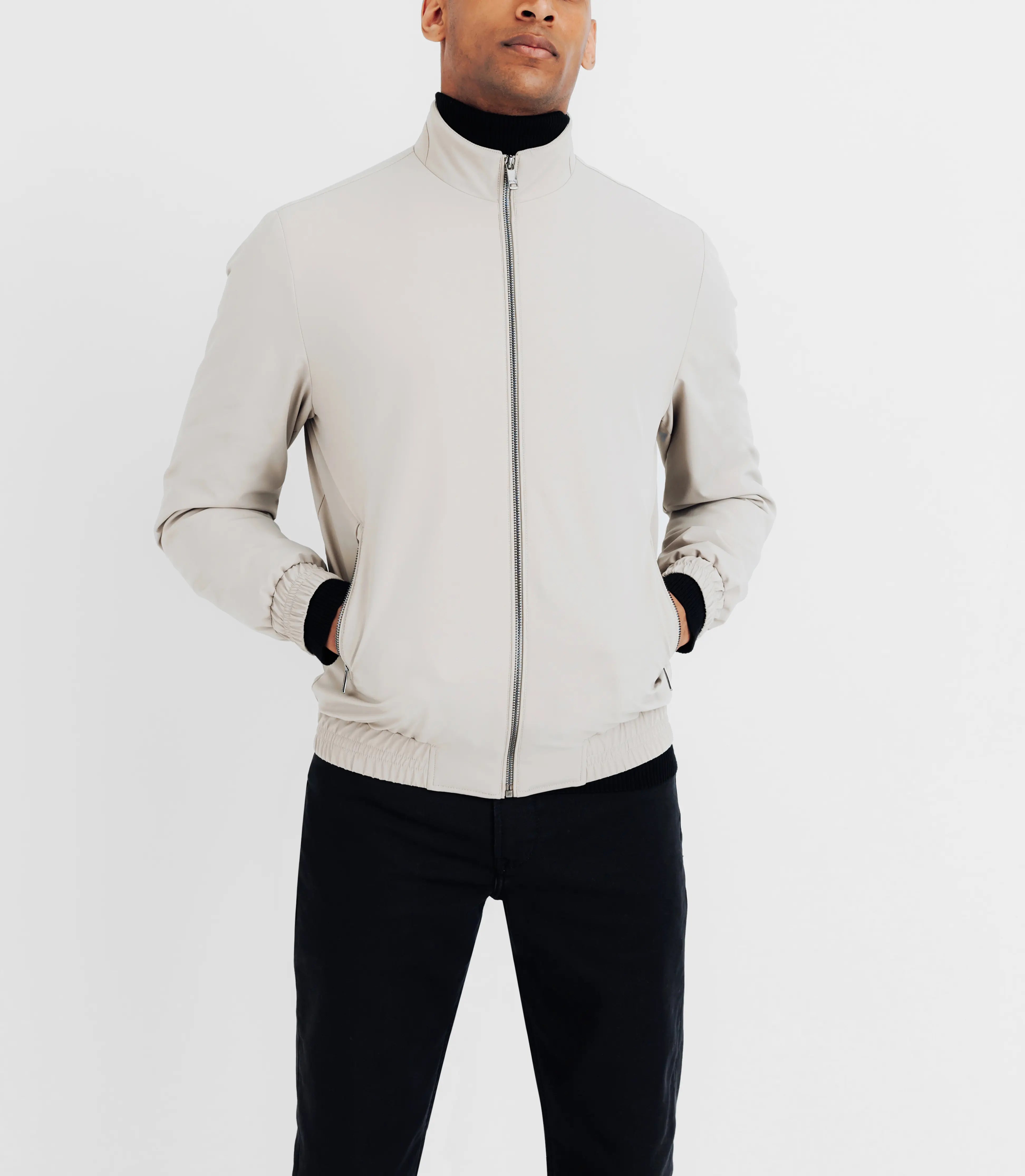 Blouson léger déperlant beige - IZAC