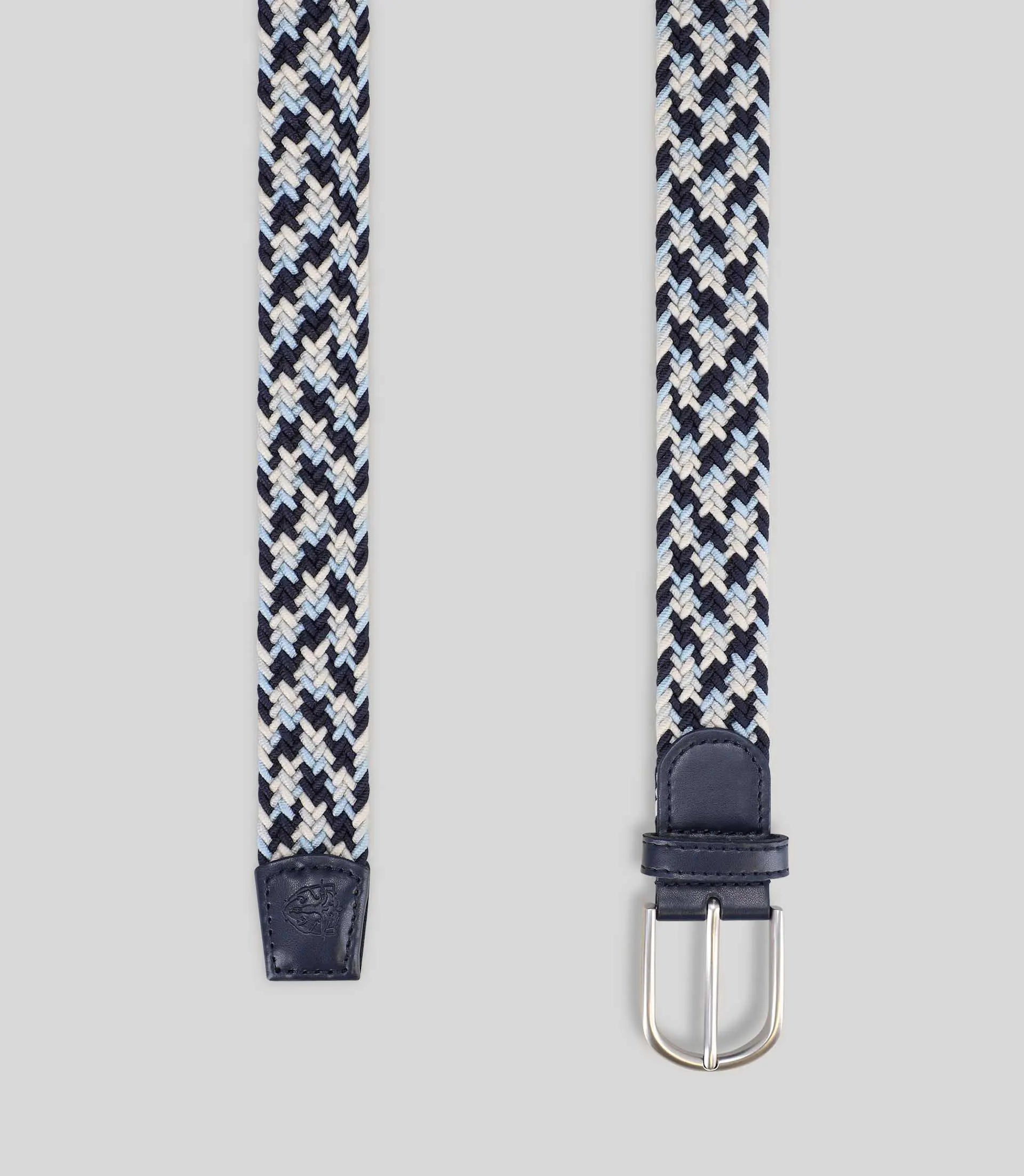 Ceinture tressée marine - IZAC