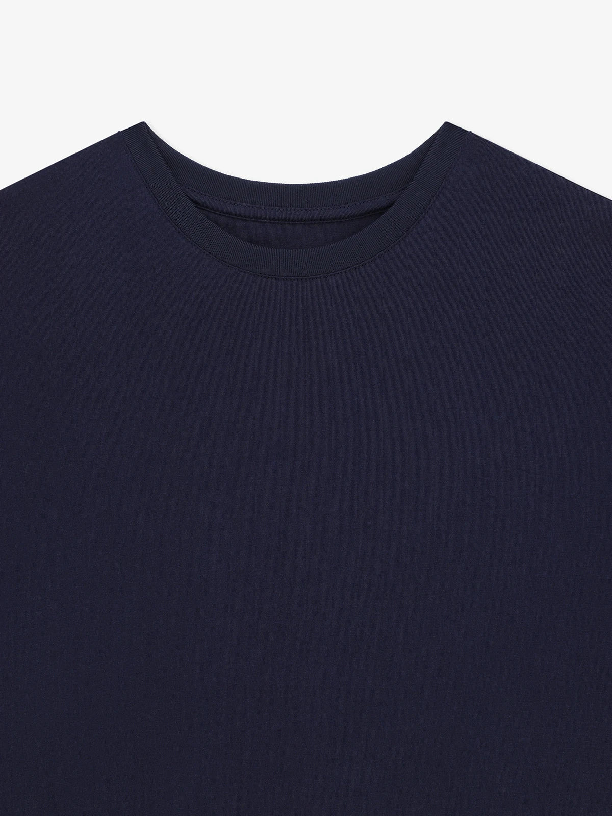 T-shirt col rond marine - IZAC