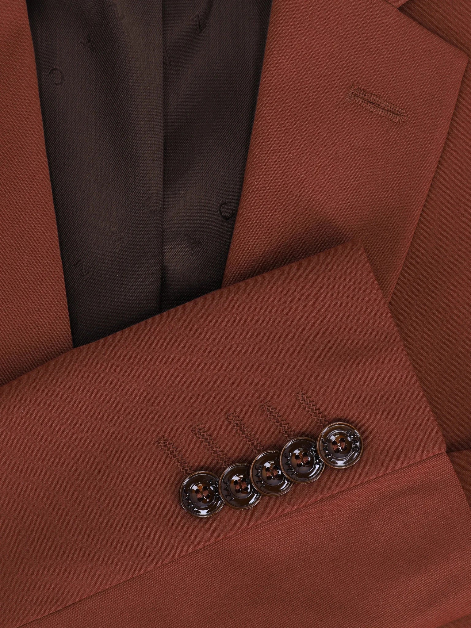 Costume 2 boutons terracotta - IZAC