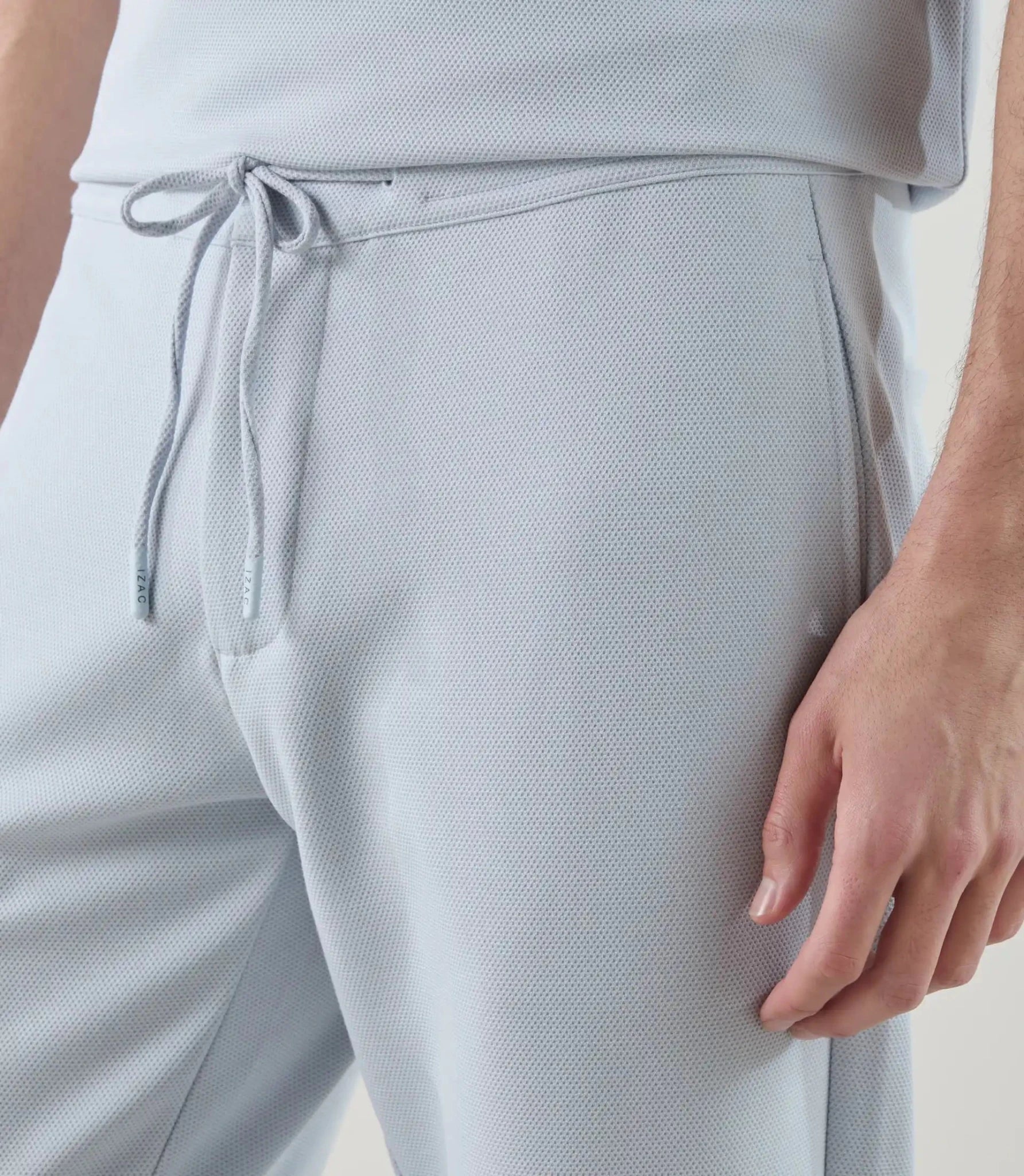 Pantalon casual en maille ciel - IZAC