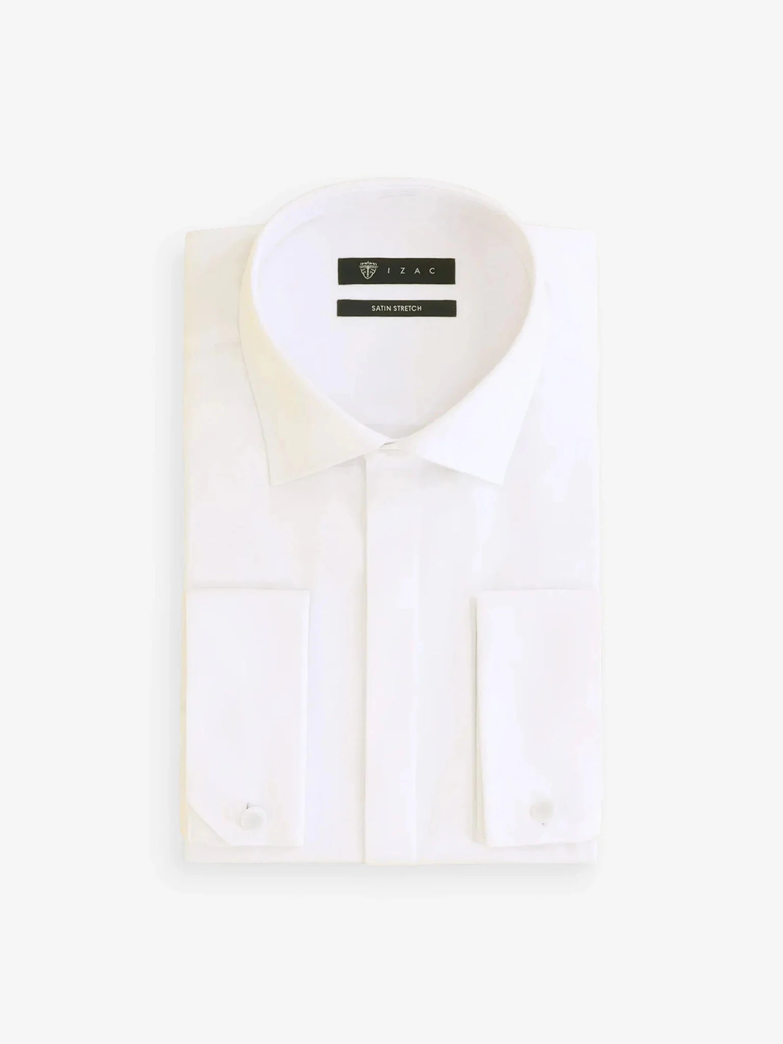 Chemise en satin de coton écru - IZAC
