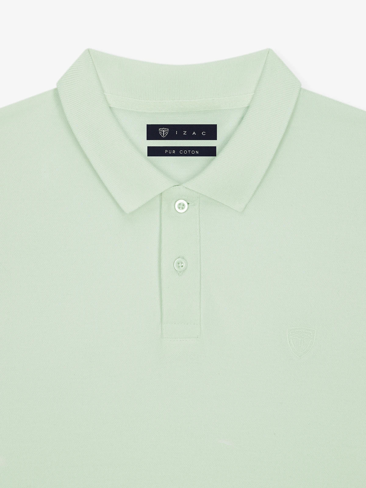 Polo piqué vert - IZAC