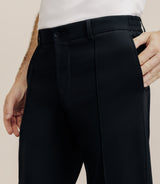 Pantalon ville en maille noir - IZAC