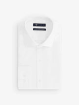 Chemise en satin de coton blanche