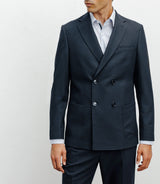 Veste croisée marine
