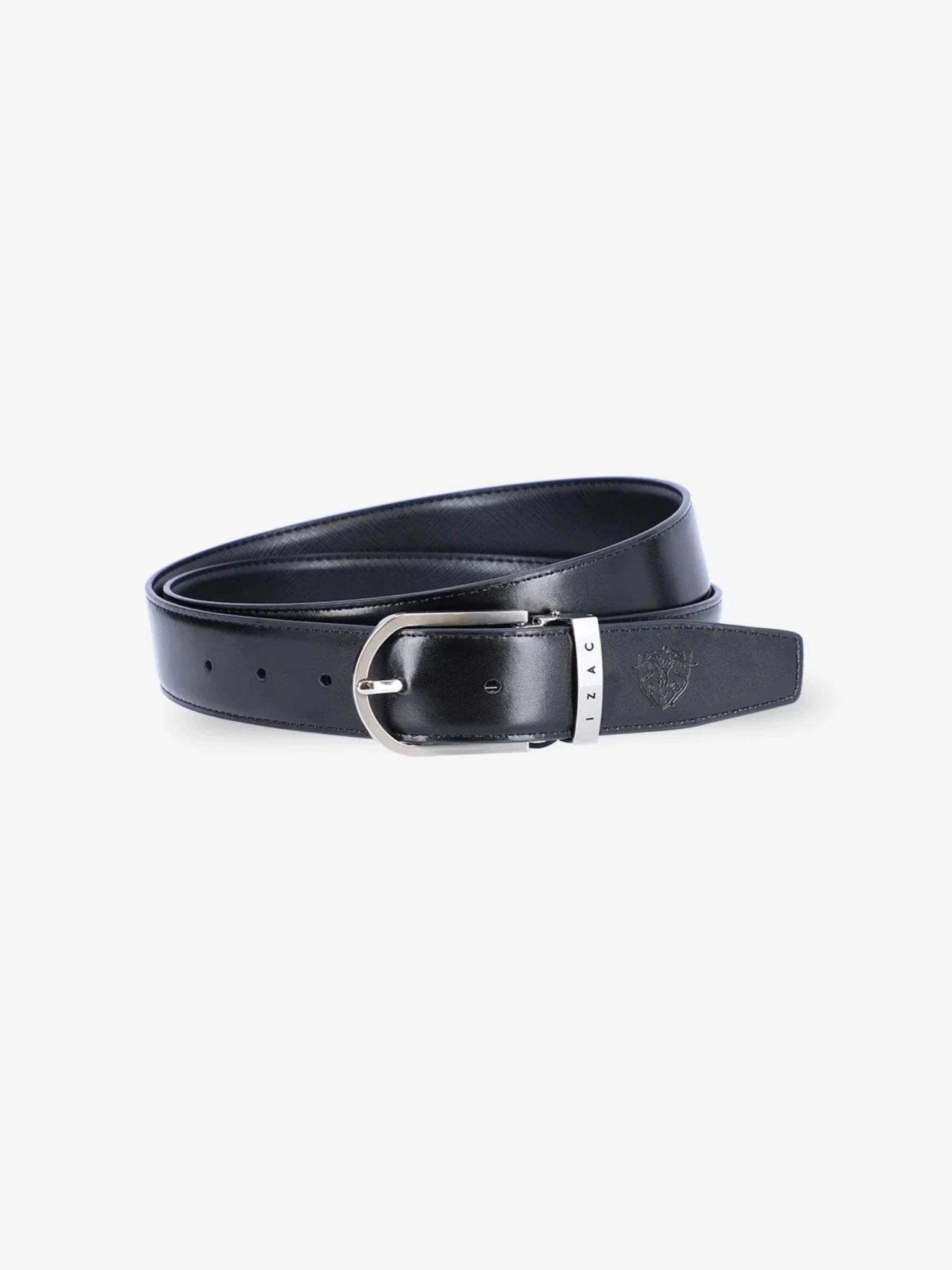 Ceinture réversible noire - IZAC