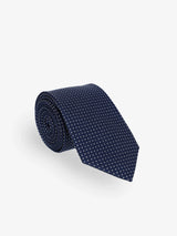 Navy blue fancy tie