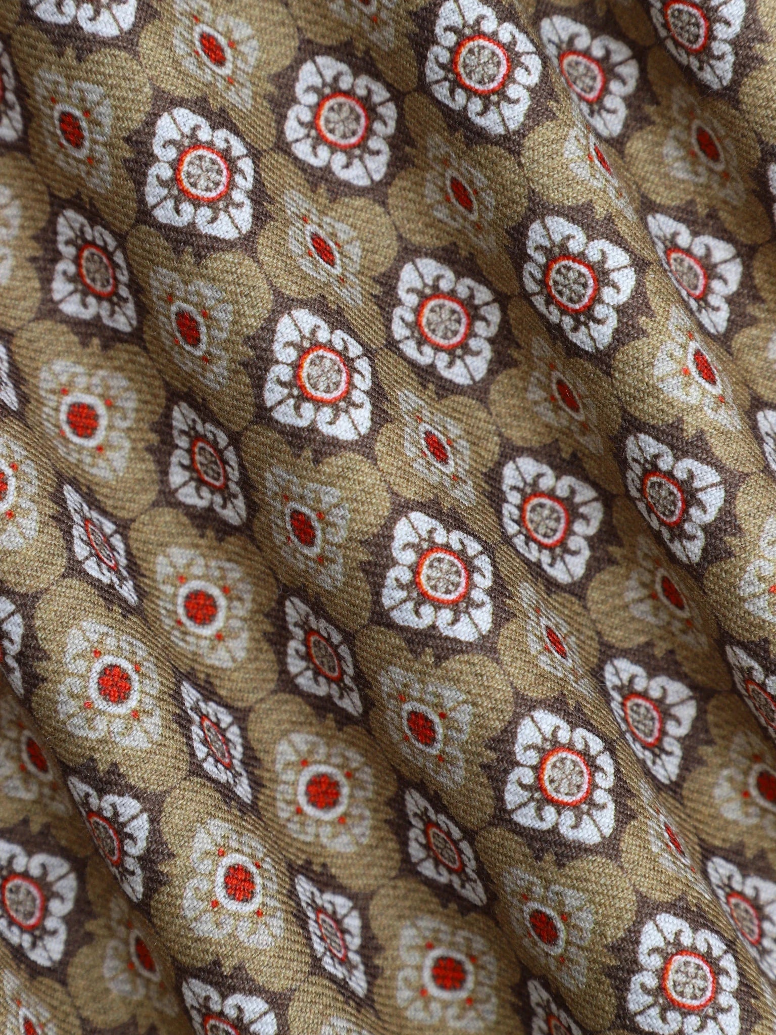 Pochette fantaisie marron - IZAC