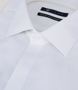 Chemise en satin de coton blanche - IZAC