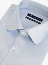 Chemise ville en coton bleu ciel