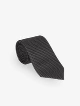 Cravate fantaisie anthracite