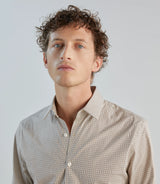 Chemise fantaisie beige - IZAC