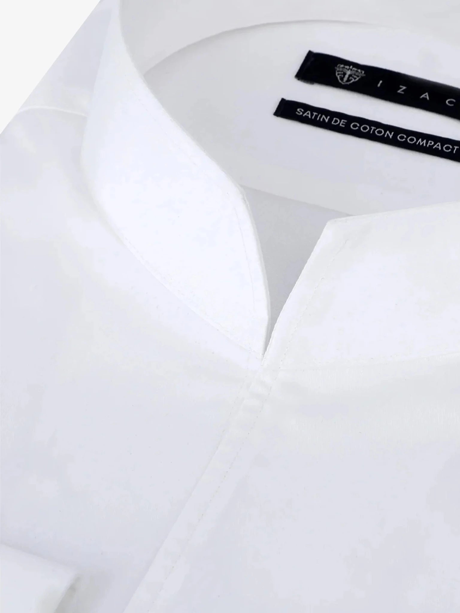 Chemise col philosophe blanche - IZAC