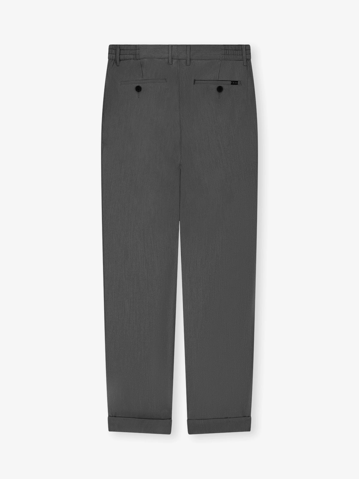 Anthracite trousers with elasticated waist