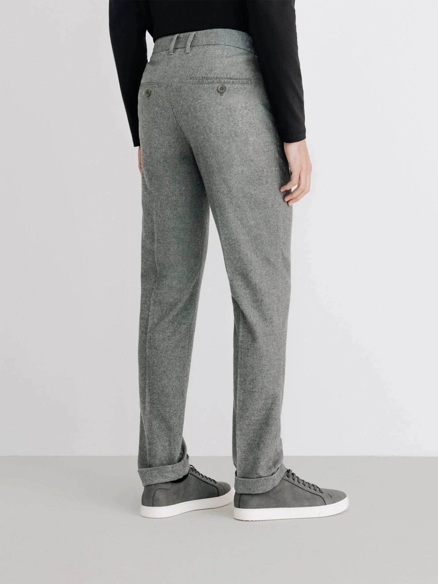 Pantalon flanelle gris - IZAC