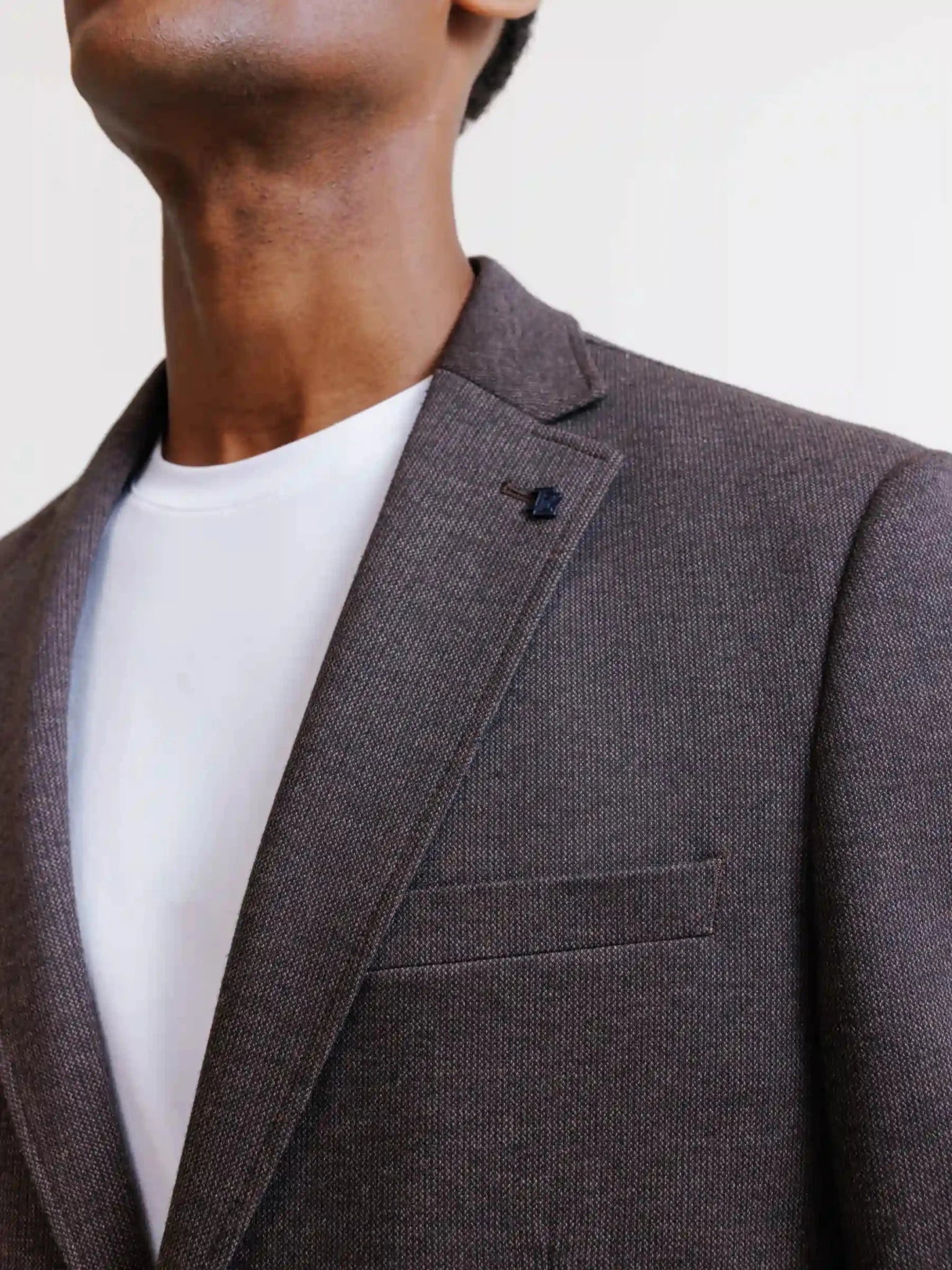 Veste ville en maille marron - IZAC