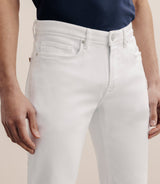 Straight white jeans