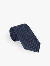 Navy blue fancy tie