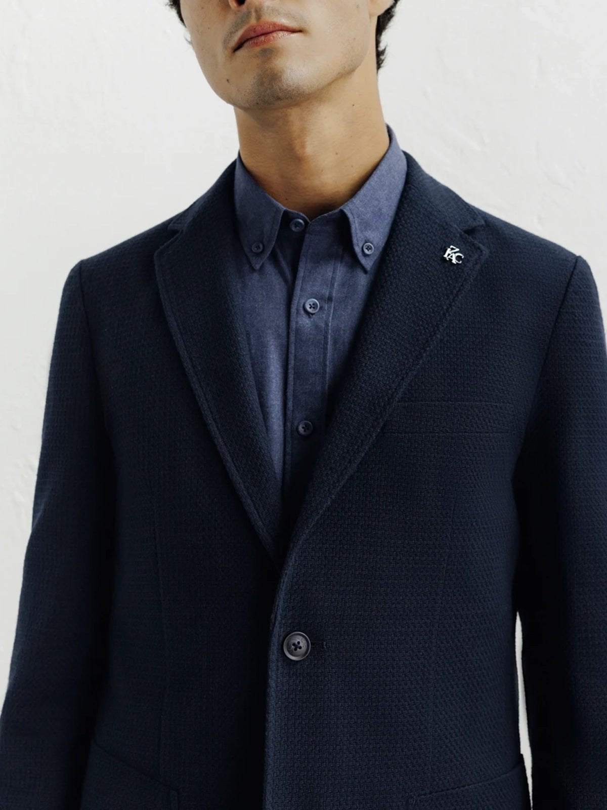 Veste casual marine