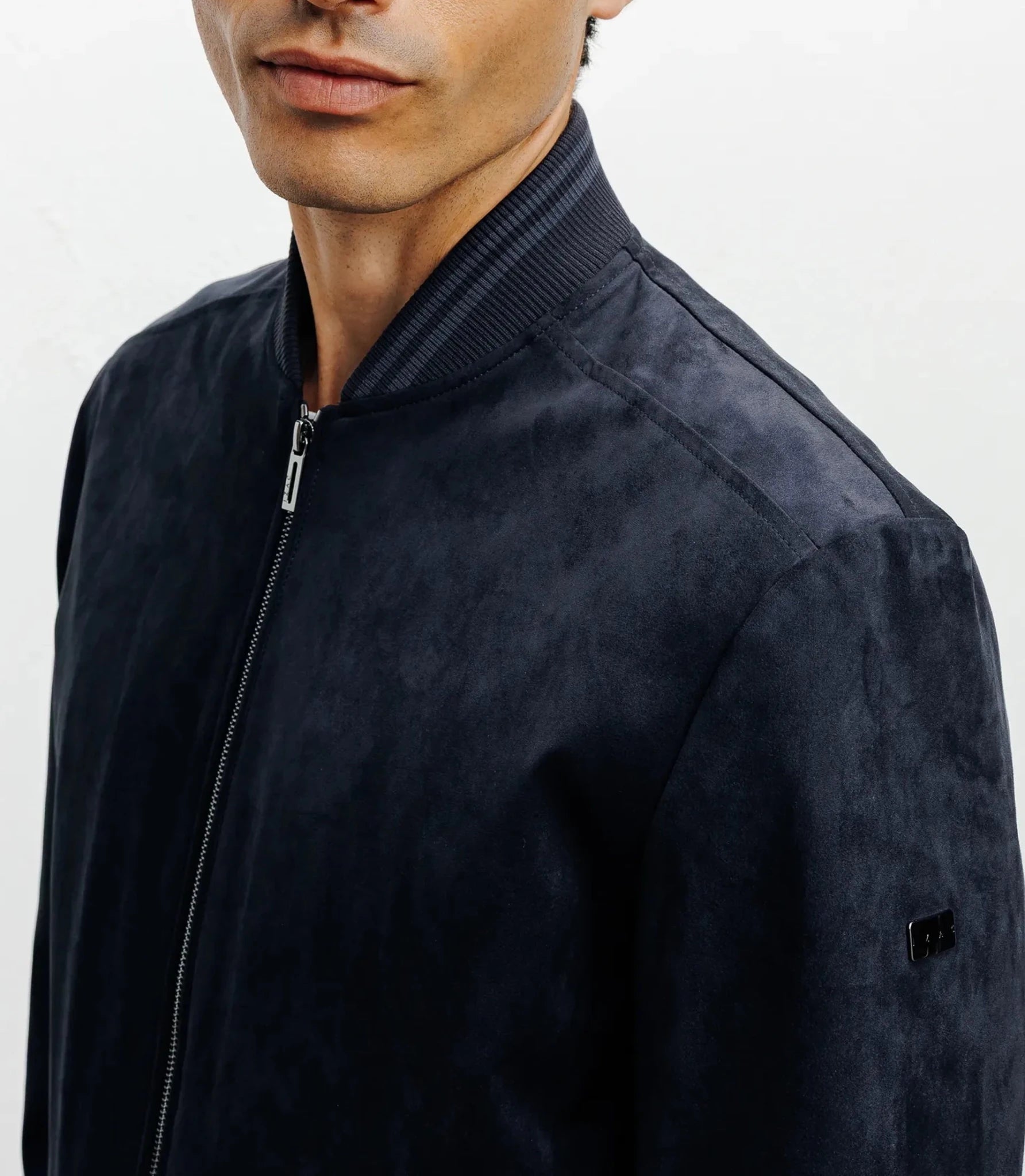 Blouson col teddy marine - IZAC