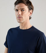 T-shirt col rond marine - IZAC