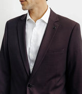 Burgundy 2-button suit