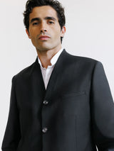 Black 3-button suit