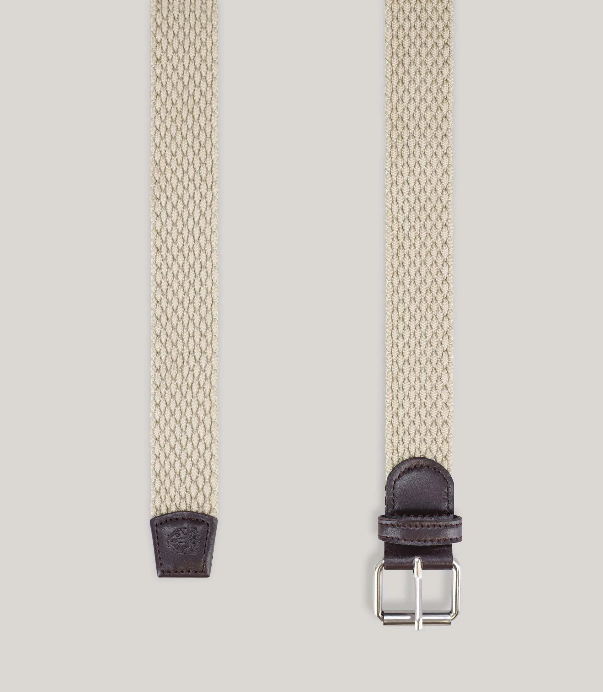 Ceinture tressée beige - IZAC
