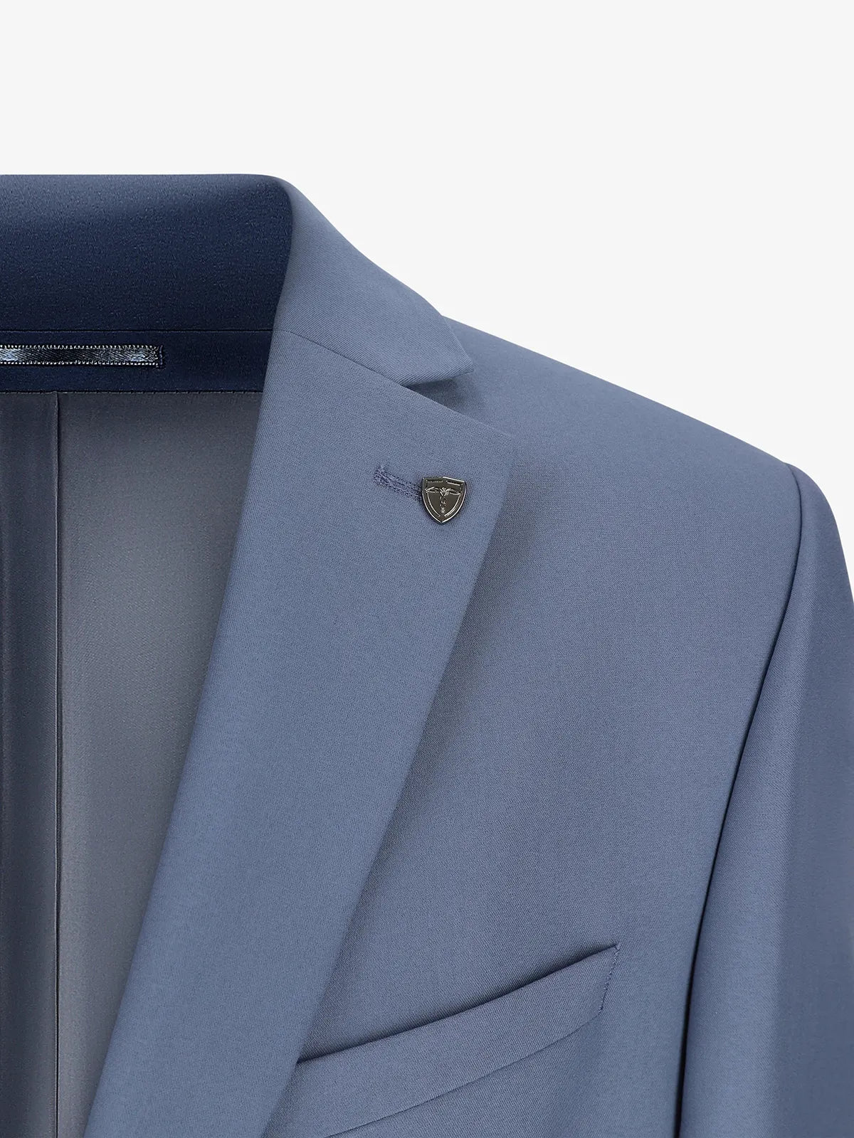 Costume 2 boutons bleu clair - IZAC