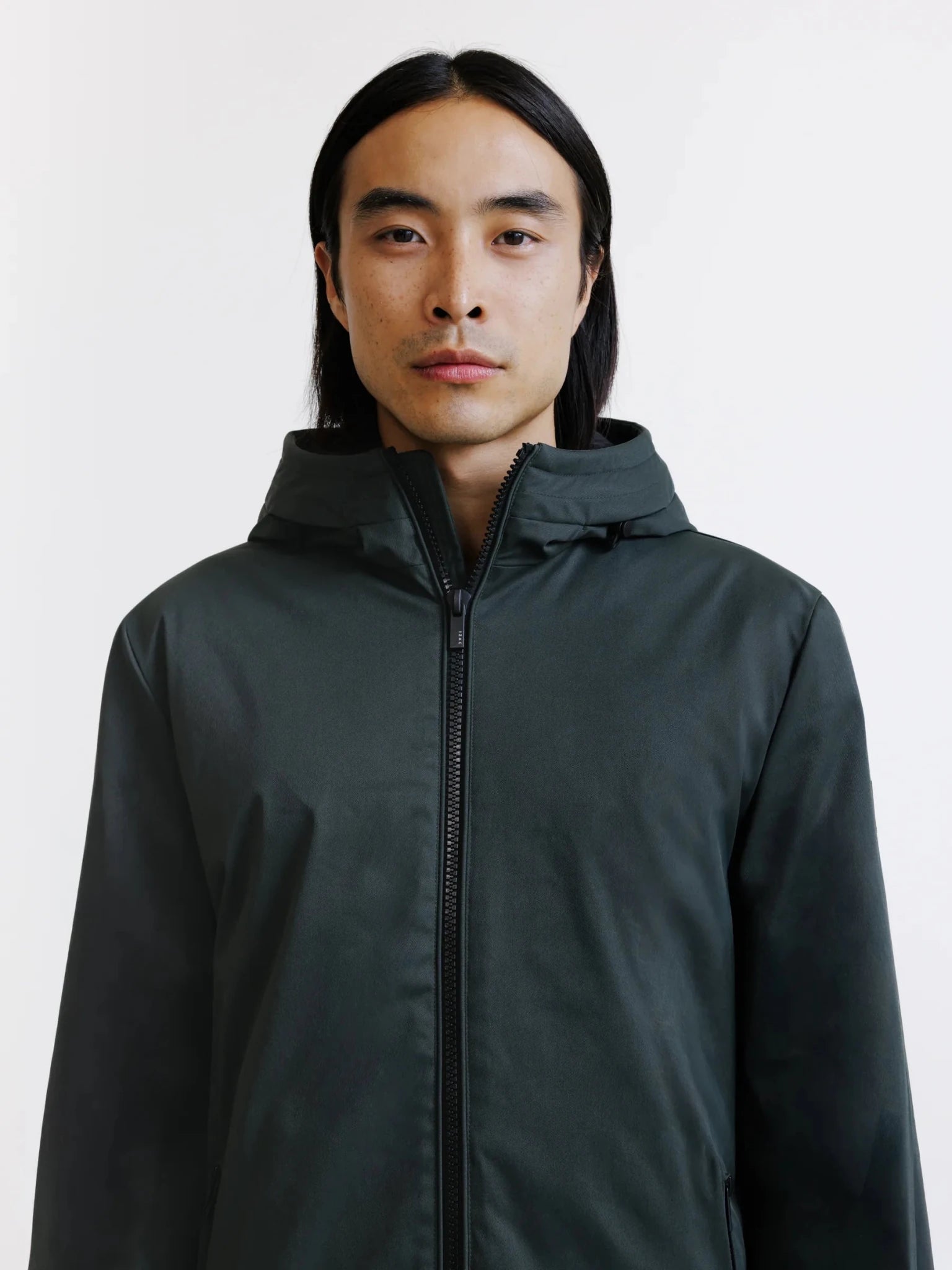 Parka à capuche kaki - IZAC