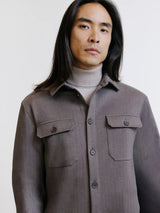 Taupe overshirt