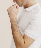 Polo zip blanc - IZAC