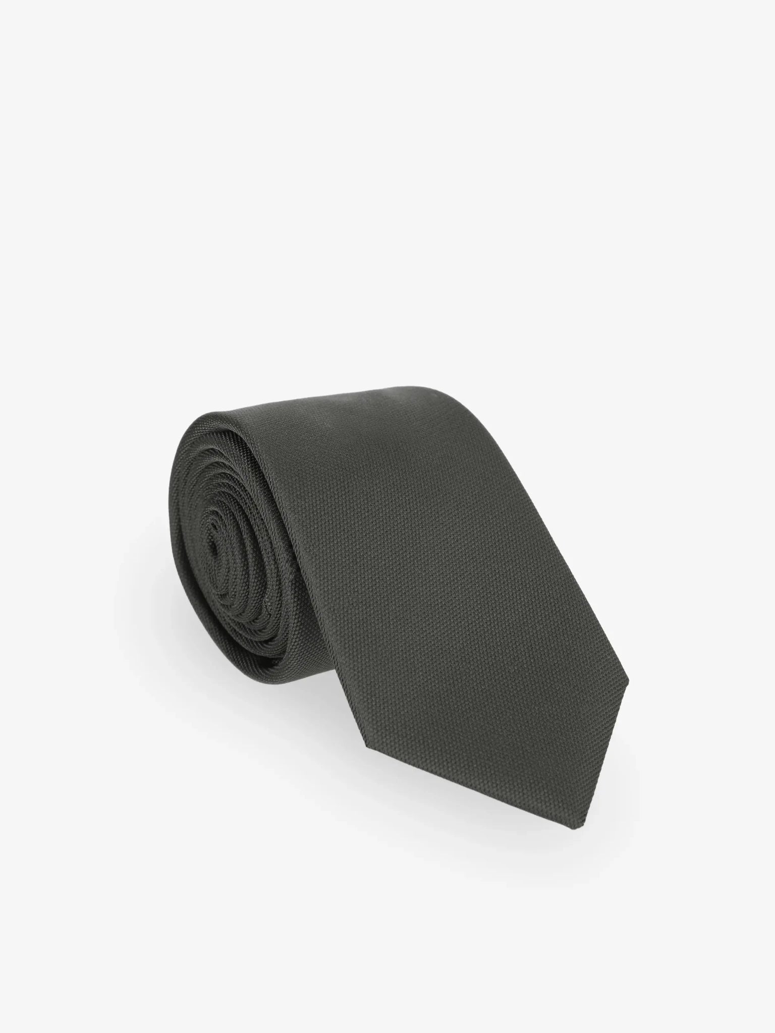 Cravate unie charcoal