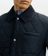 Blouson col chemise marine