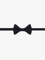 Nœud papillon tissu uni marine