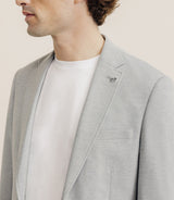 Veste en maille grise