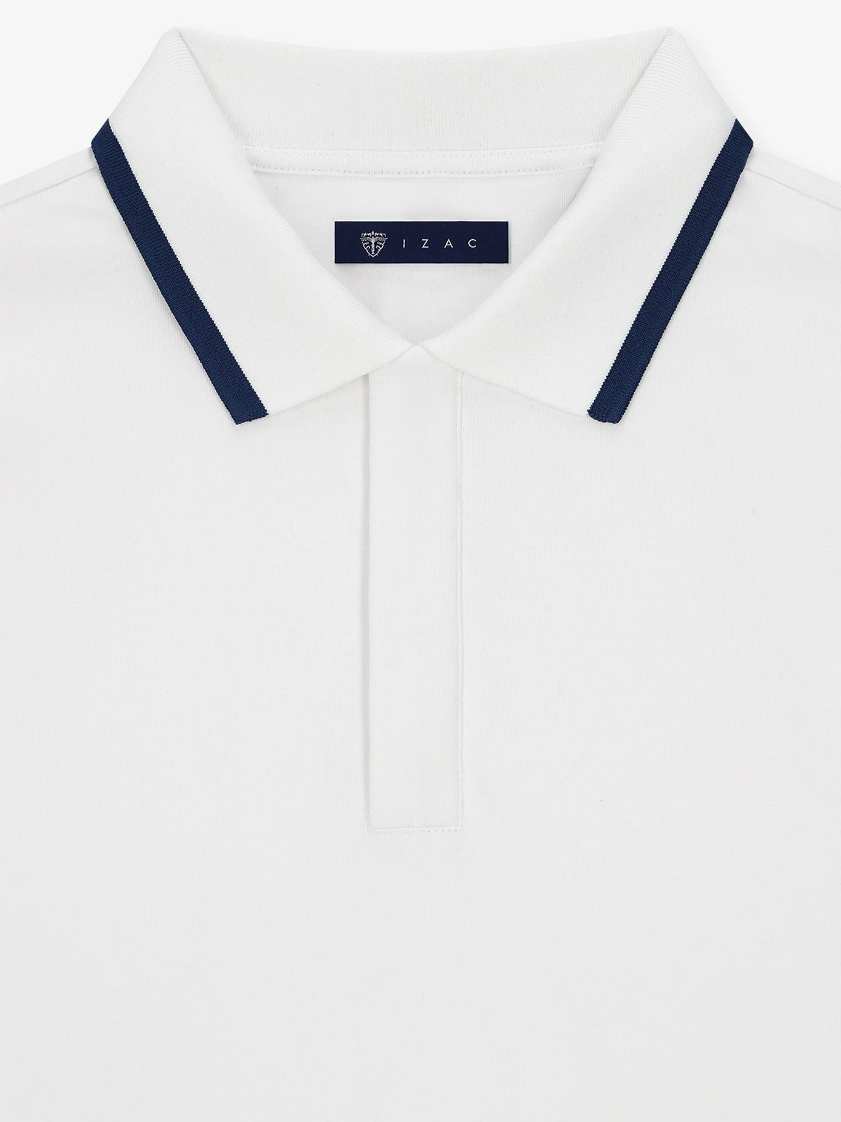 Polo en jersey blanc - IZAC